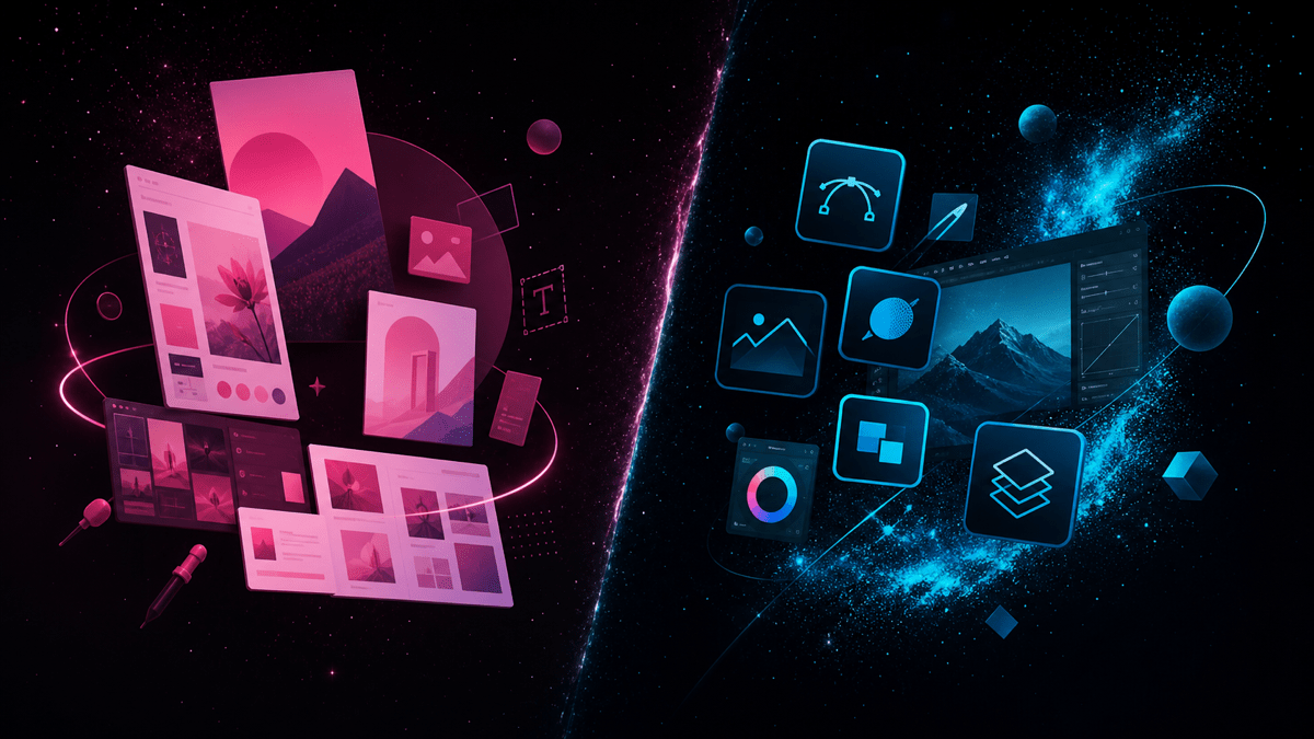 Canva Pro או Adobe Creative Cloud? המדריך לעסק קטן בישראל ב-2026