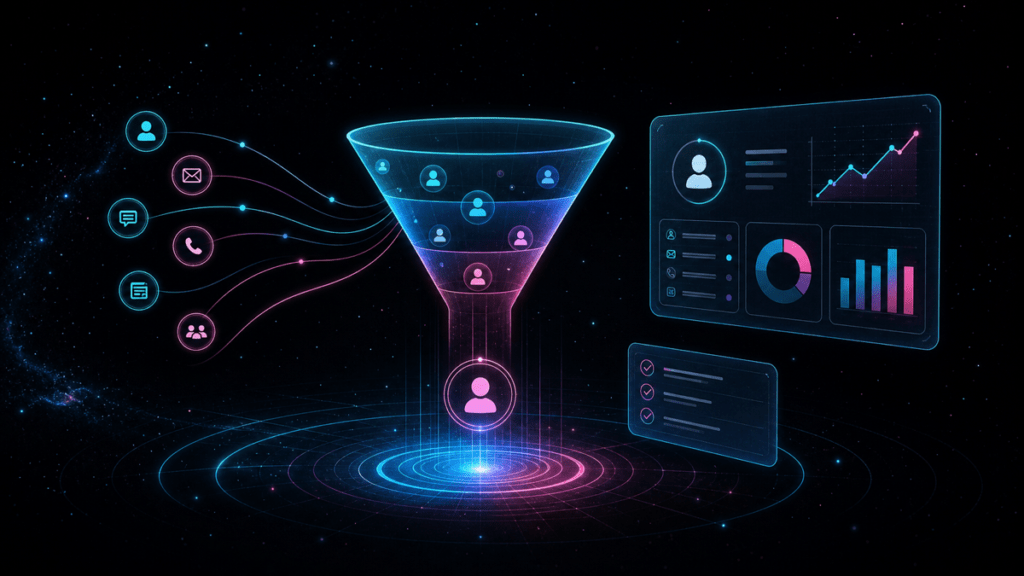תמונת כריכה: ניהול לידים ו-CRM לעסק קטן — איך מפסיקים לאבד פניות ב-2026 | CK Digital 360